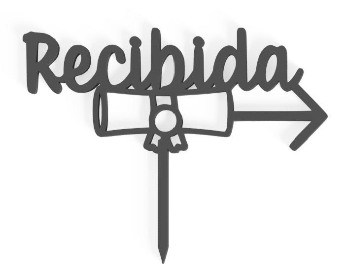 RECIBIDA 6 CAKE TOPPER