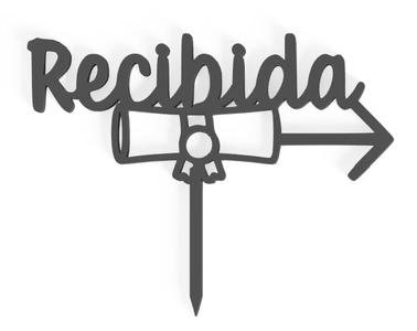RECIBIDA 6 CAKE TOPPER