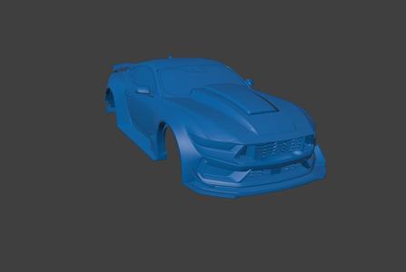 RC BODY 1/10 FORD MUSTANG WIDEBODY 2024 3D PRINT STL