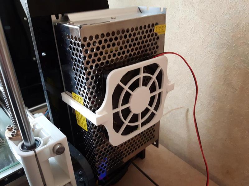 Minimalist PSU Fan Holder Anet A8