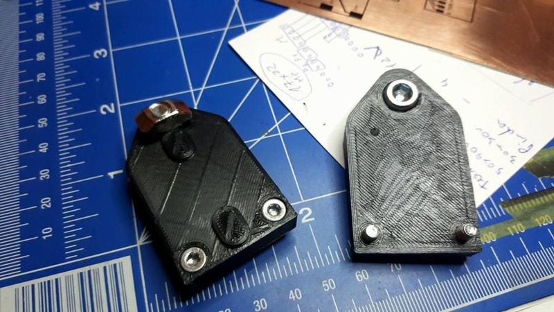 Power supply 30x30 aluminium profile mount