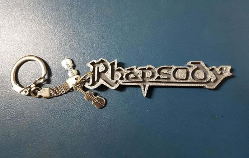 Rhapsody logo and key chain