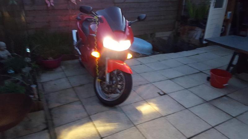 Honda VFR 800 interceptor rear cowl plugs