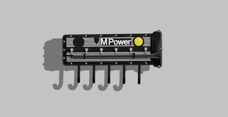 BMW M5 E28 VALVE COVER KEYRACK