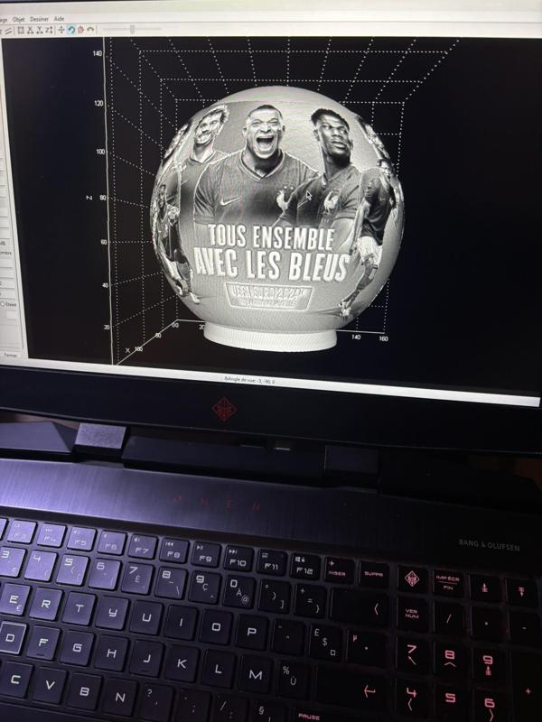 Euro 2024 French team litho ball