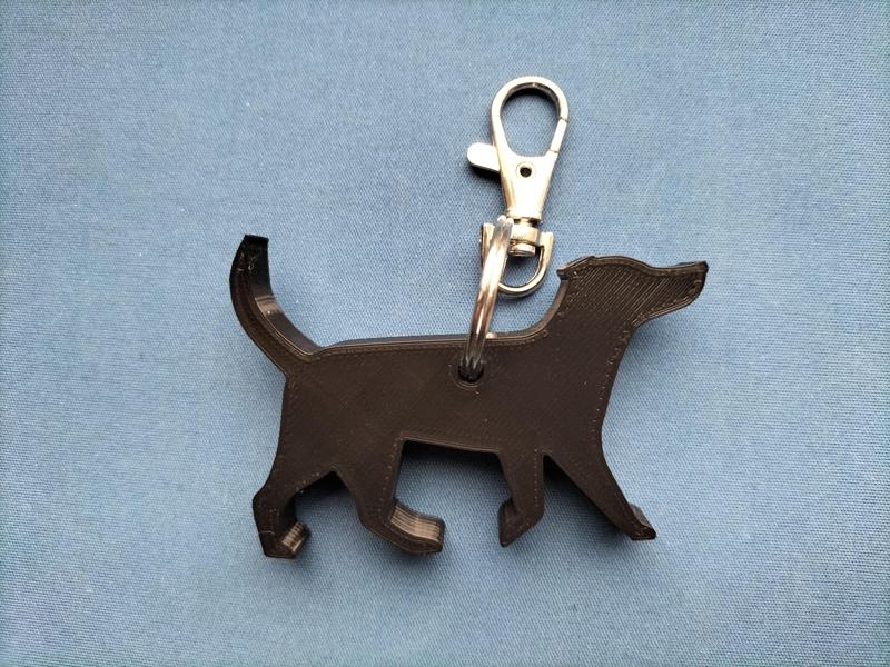Jack russell terrier keychain