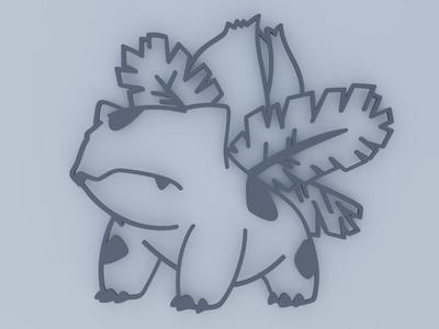 Ivysaur Wall Art