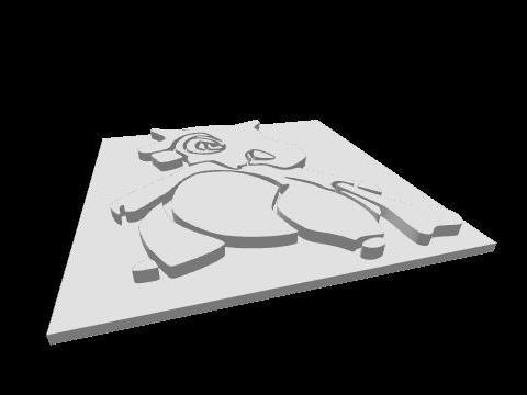 pokemon cubone wall art