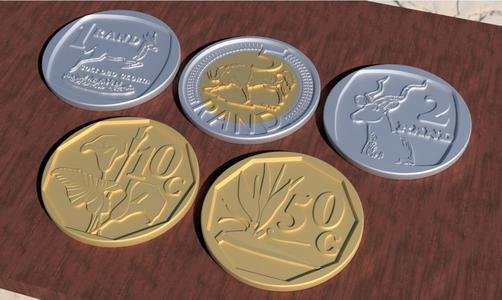 South African Coin Coasters