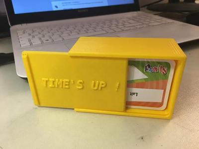 Time's Up cards box - Boite pour cartes Time's up