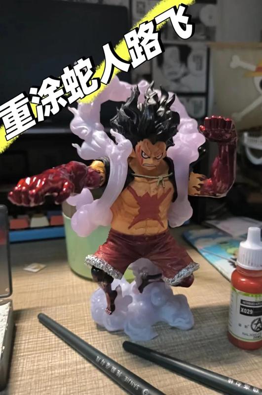 【Hand-painted】One Piece Serpent Luffy
