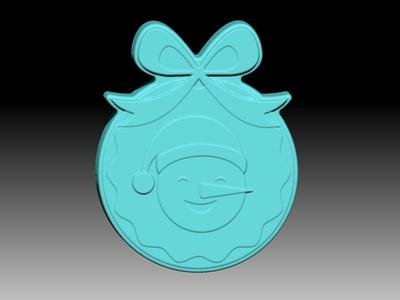 SNOWMAN ORNAMENT  SOLID SHAMPOO AND MOLD FOR SOAP PUMP