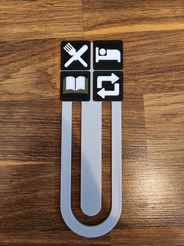 Eat Sleep Read Repeat Bookmark