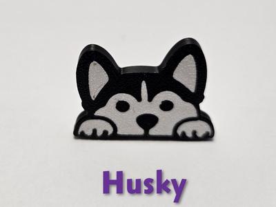 Husky Crocs charm