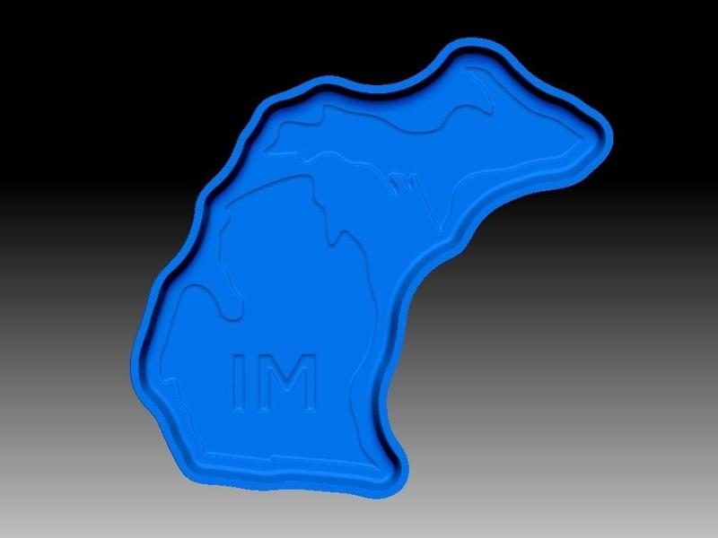 MICHIGAN STATE BATH BOMB MOLD