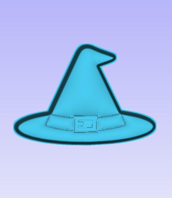 Witch Hat solid Model for Mold Making Soap/ Bath Bomb/ Vacuum Forming/ Silicone mold making