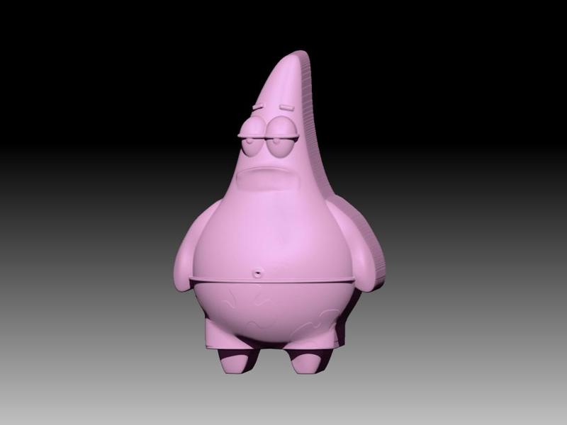 PATRICK STAR SOLID SHAMPOO AND MOLD FOR SOAP PUMP