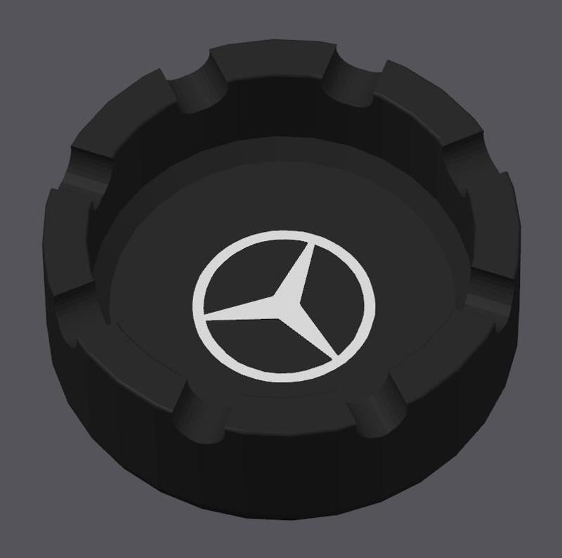 Mercedes Ashtray