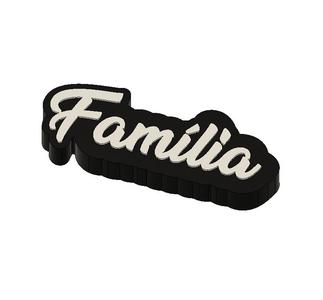 Letreiro Família Decoração