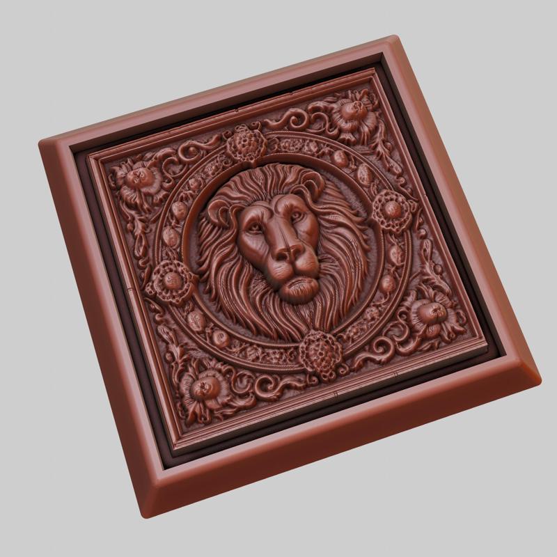 lion Animal 3D Model for CNC Router Laser & 3D Printer