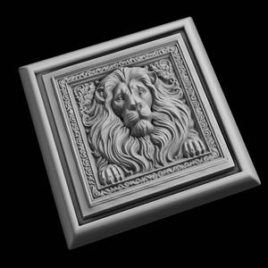 Lion Animal 3D Model for CNC Router Laser & 3D Printer