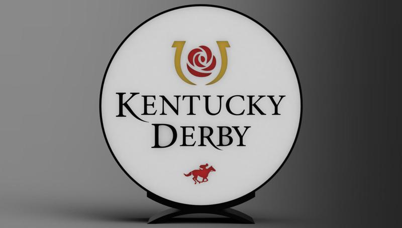 Kentucky Derby LED Lightbox