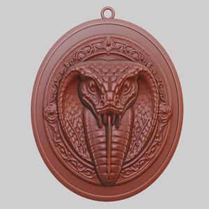 Snake Animal Pendant Snake Animal Necklace for CNC Router Laser & 3D Printer