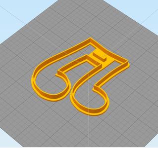 Cookie Cutter Musical Note