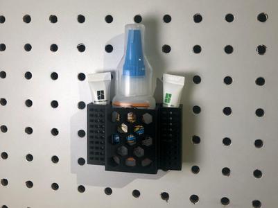 Pegboard Glue & Grease Holder