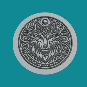 Wolf Medallion