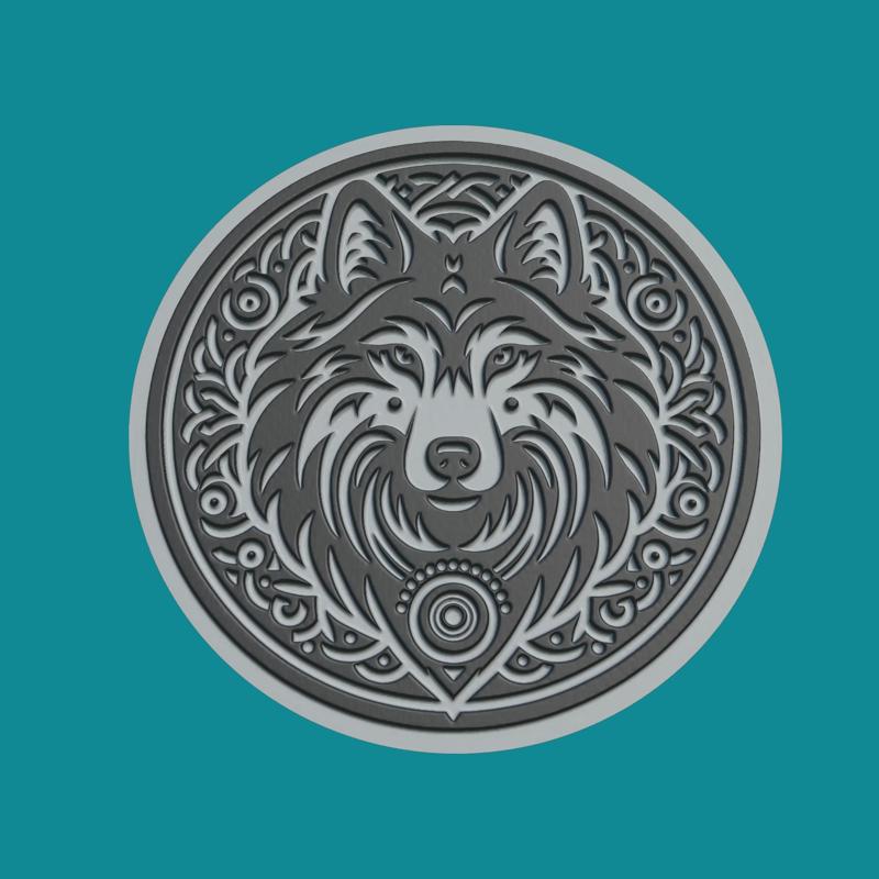 Wolf Print Model