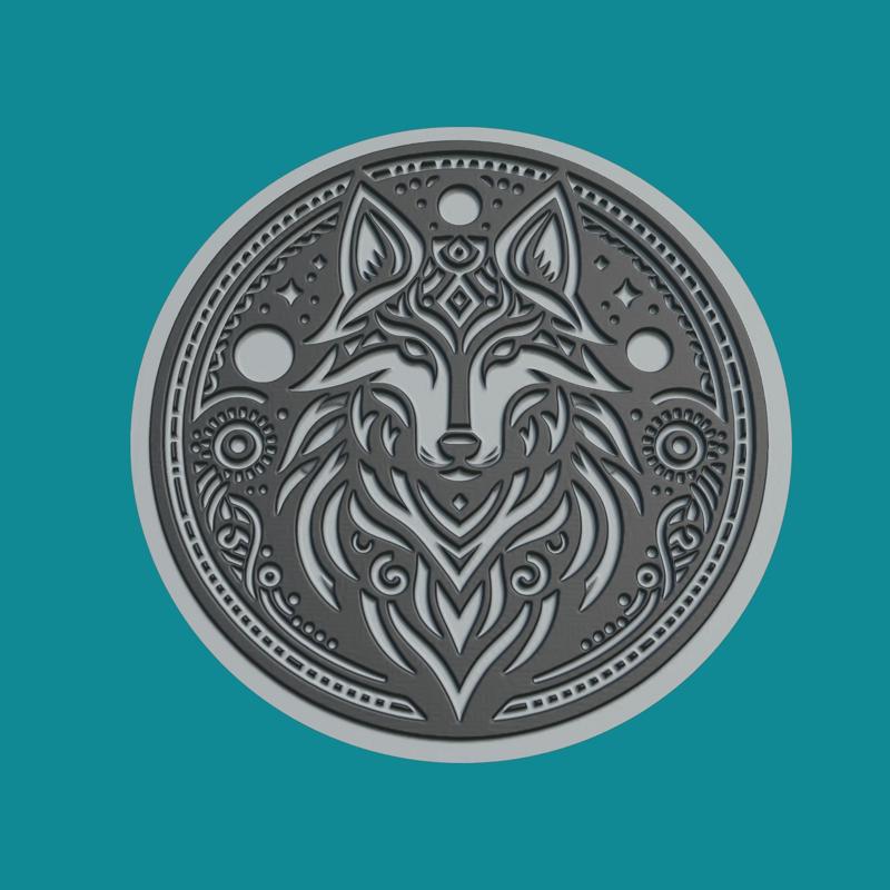 Wolf Medallion