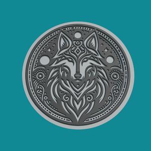 Wolf Medallion