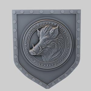 Wild boar Animal Wall Wild boar Animal Bust for CNC Router Laser & 3D Printer