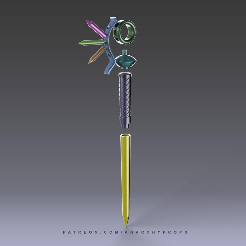 Rider Dagger | 3D print files