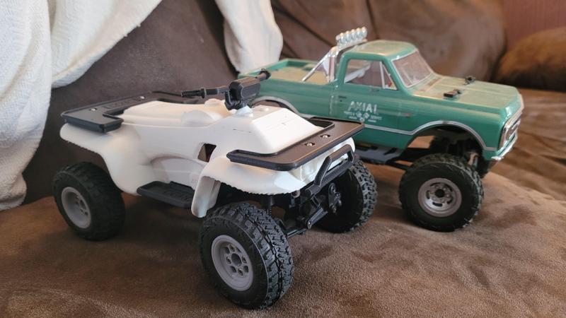 CGRC 400 ATV Chassis and Body set for Axial SCX24 (INCLUDES 1.0 BEADLOCKS)