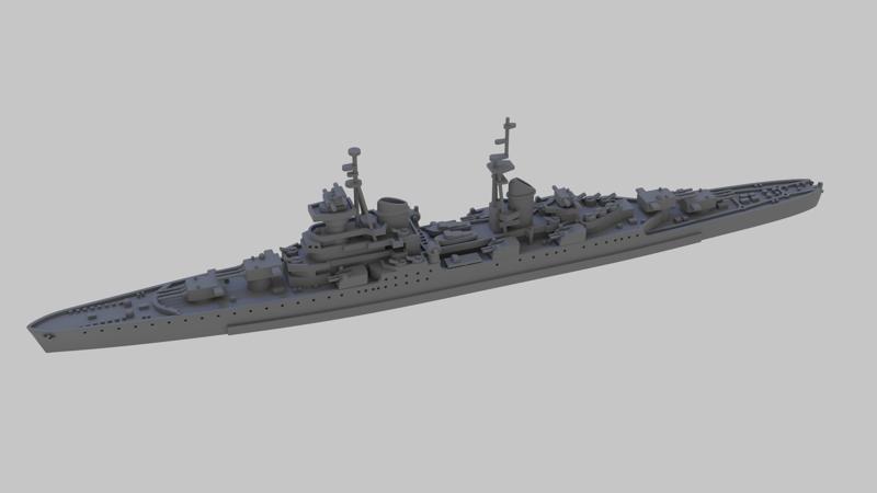 Cold War Soviet Sverdlov class cruiser