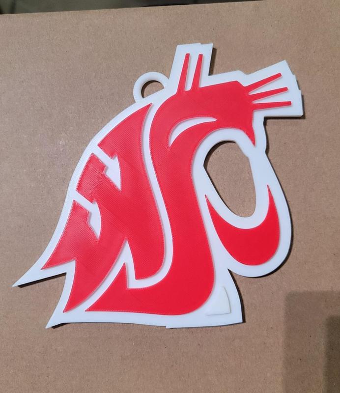 WASHINGTON STATE 3D Logo 180mm series