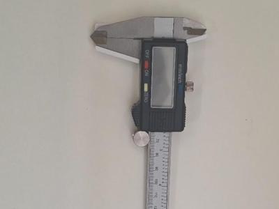 Digital Calipers, Minimalist Wall Mount screws