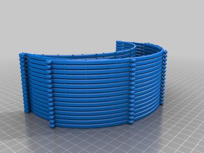 Faceshield 9gr 25min/print stacked (3-10-15-30piece) ISO838 A6 Hole  30 piece -> 12.5hr