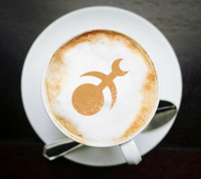 Grimdark coffee stencil - Pleasure God