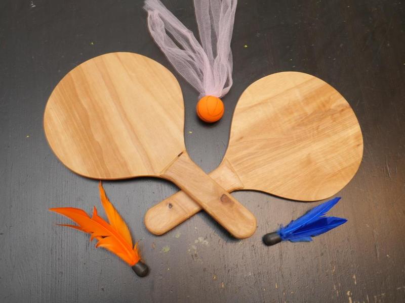 Paddles for use with Goodminton or Jazzminton birdies