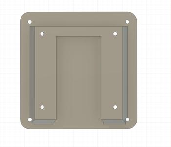 Big VESA arm adapter