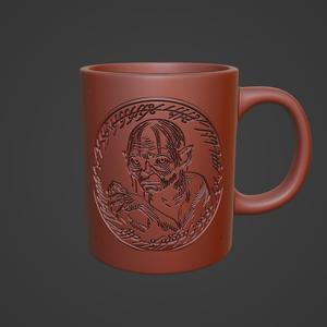Gollum Lord of Rings coffee mug