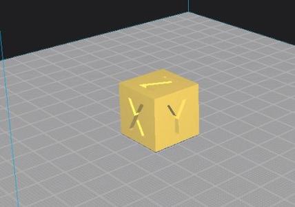 Cubo de calibración XYZ
