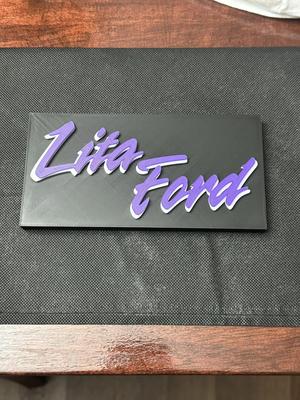 Lita Ford Sign