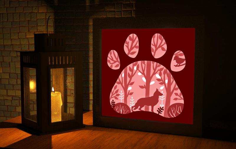 Wolf Forest Light Boxes
