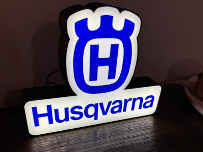Husqvarna Logo Illuminated Sign