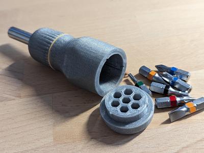 LTT Stubby Screwdriver (with different bit storage)