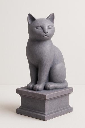 Cat on Pedestal